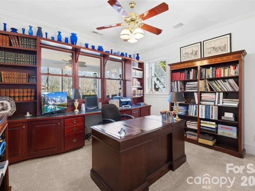 19118 Betty Stough Road, Cornelius, NC 28031.  MLS# CAR4369817, YatesRealty ID 23640. Basement office/bedroom