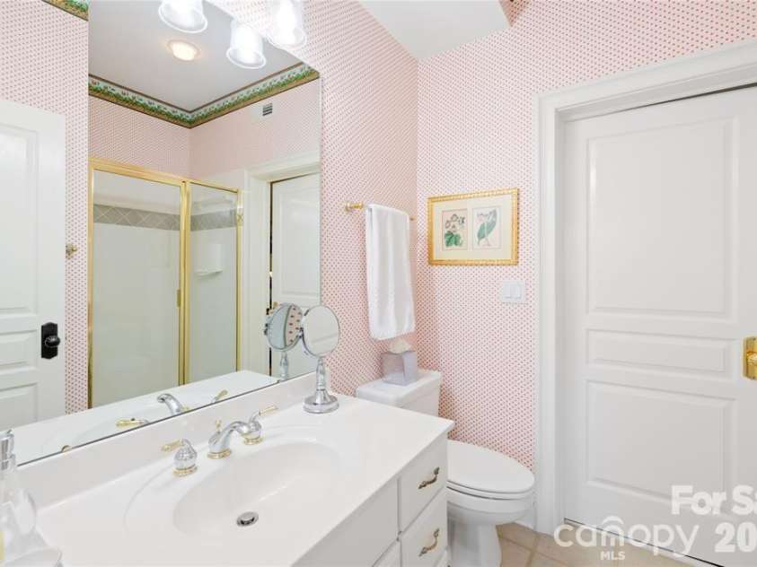 19118 Betty Stough Road, Cornelius, NC 28031.  MLS# CAR4369817, YatesRealty ID 23640. Downstairs guest bath