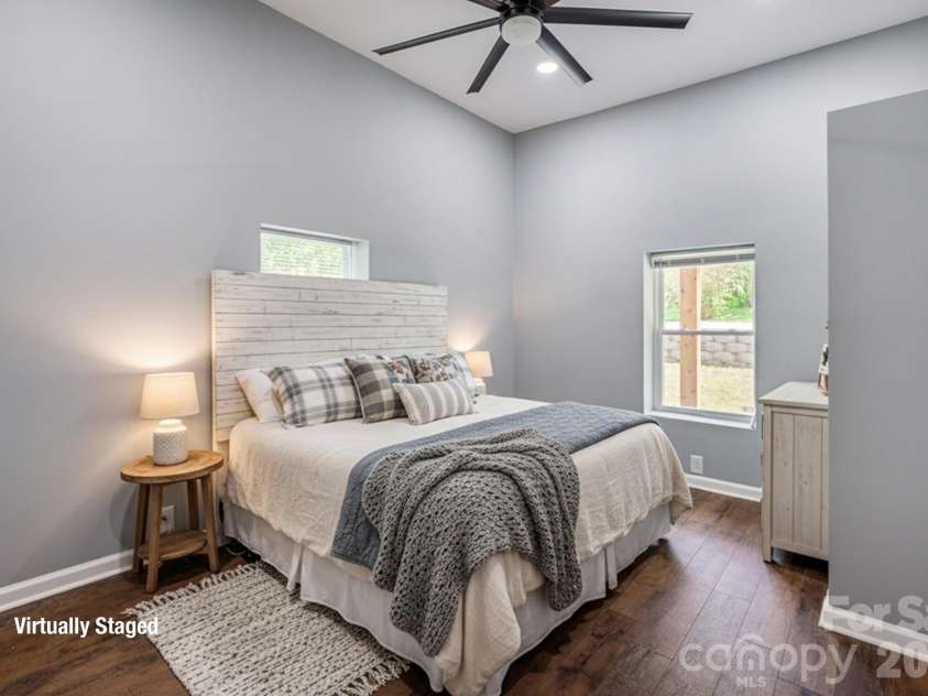 19513 Meridian Street, Cornelius, NC 28031.  MLS# CAR4370578, YatesRealty ID 23641. Front Bedroom