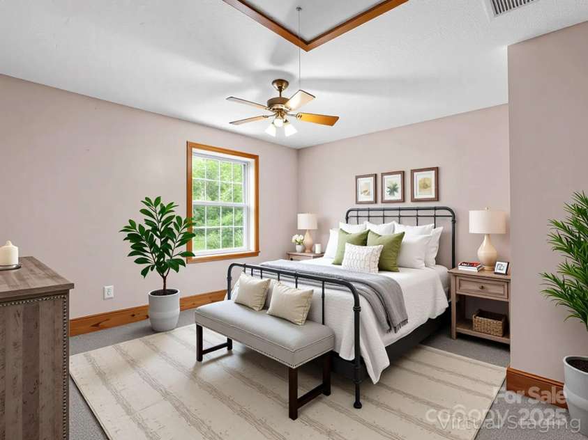 621 Cherryfield Creek, Brevard, NC 28712.  MLS# CAR4269516, YatesRealty ID 23646. 2nd Bedroom Virtually Staged