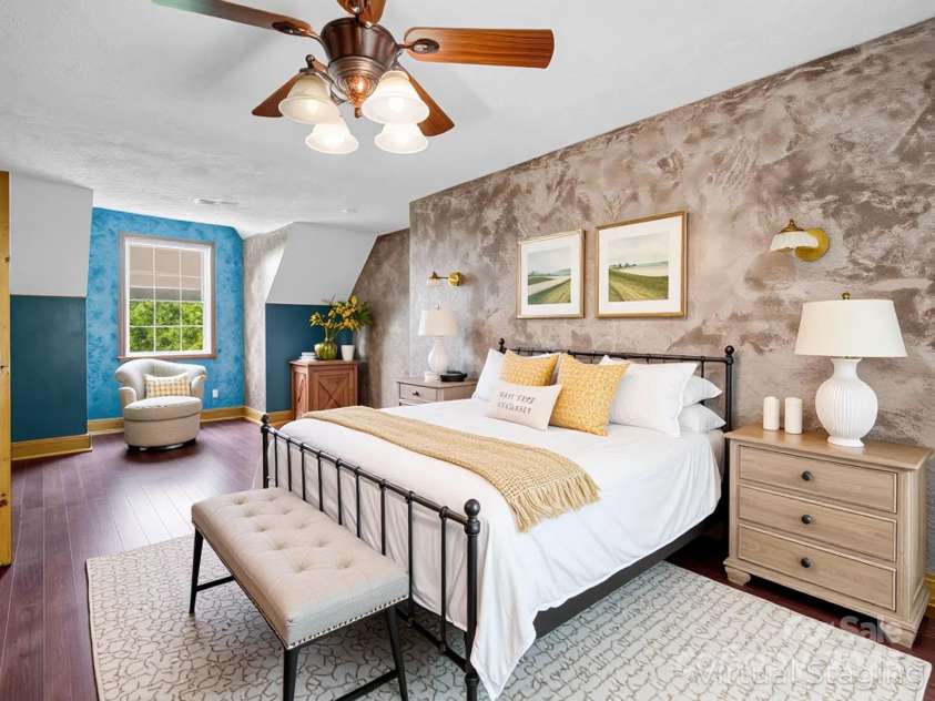 621 Cherryfield Creek, Brevard, NC 28712.  MLS# CAR4269516, YatesRealty ID 23646. 3rd Bedroom Virtually Staged