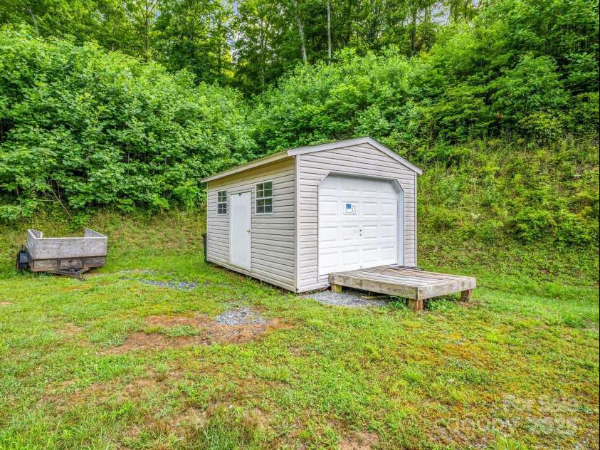 621 Cherryfield Creek, Brevard, NC 28712.  MLS# CAR4269516, YatesRealty ID 23646. Additional Shed