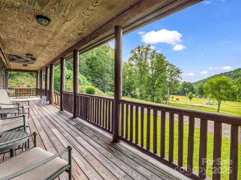 621 Cherryfield Creek, Brevard, NC 28712.  MLS# CAR4269516, YatesRealty ID 23646. Front Porch