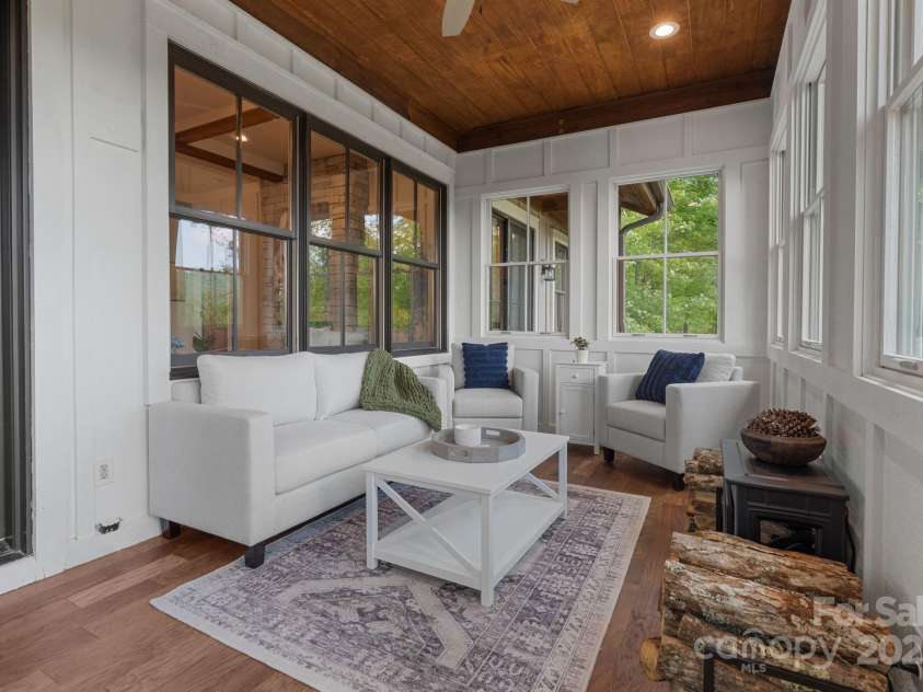 48 Bearfoot Lane, Highlands, NC 28741.  MLS# CAR4267783, YatesRealty ID 23652. New Four-Season Den in 2025