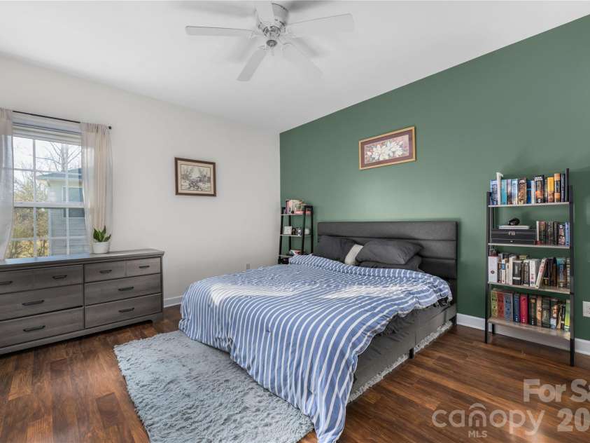 107 Barndale Drive, Troutman, NC 28166.  MLS# CAR4340490, YatesRealty ID 2366. Primary Bedroom