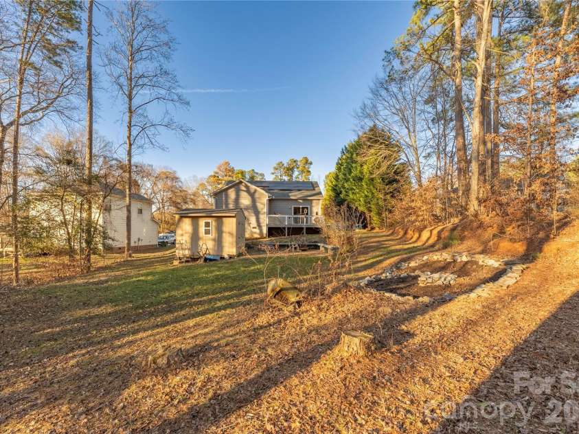 107 Barndale Drive, Troutman, NC 28166.  MLS# CAR4340490, YatesRealty ID 2366. Spacious backyard