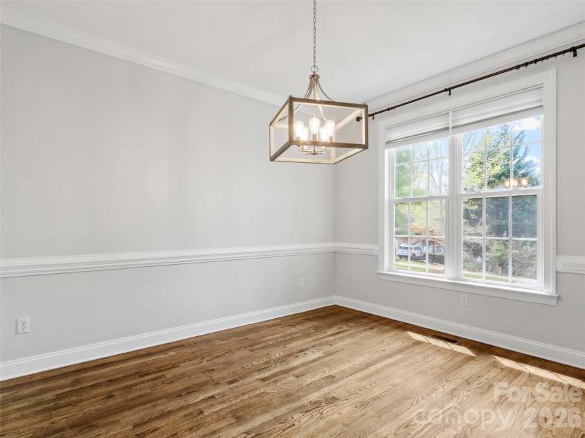 107 Mountain Drive, Biltmore Lake, NC 28715.  MLS# CAR4354478, YatesRealty ID 23674. Dining room