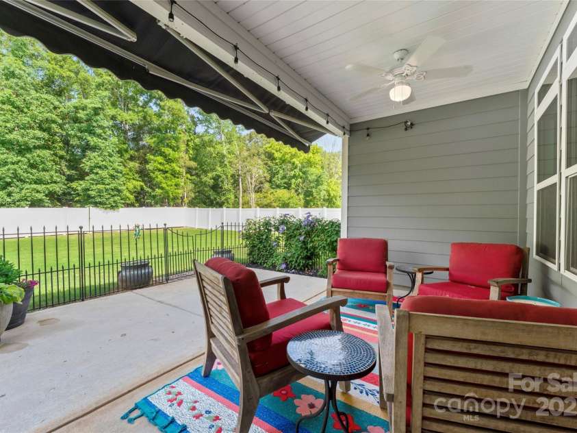 2124 Katie Alice Circle, Waxhaw, NC 28173.  MLS# CAR4249836, YatesRealty ID 23676. Lanai