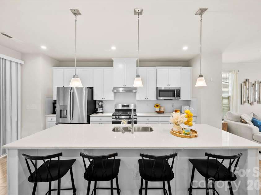 614 Crudent Road, Tega Cay, SC 29708.  MLS# CAR4383720, YatesRealty ID 23685. 2nd level beautiful kitchen
