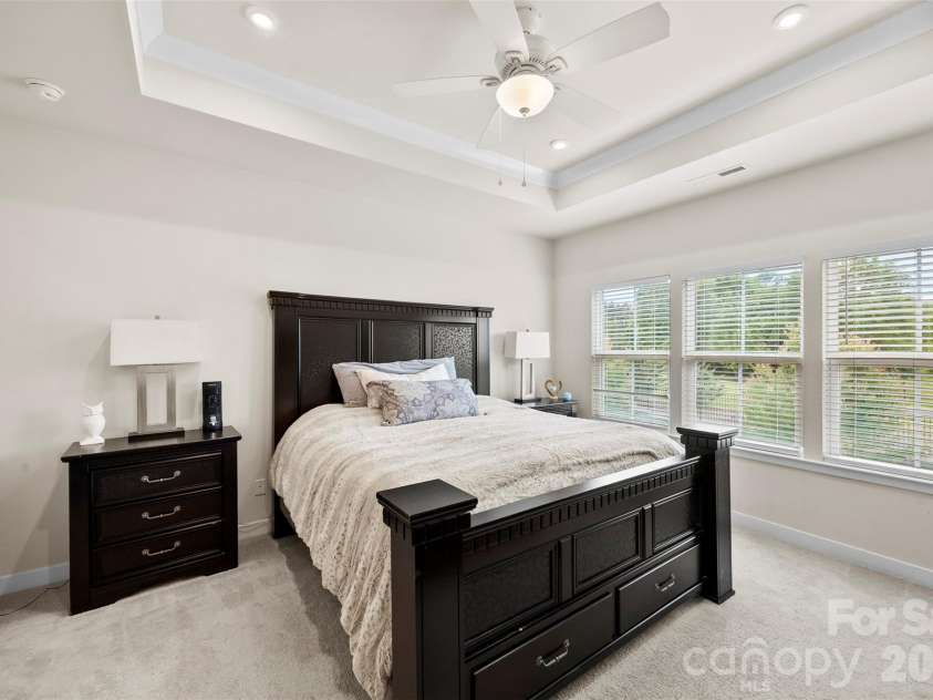 614 Crudent Road, Tega Cay, SC 29708.  MLS# CAR4383720, YatesRealty ID 23685. 3rd level primary bedroom