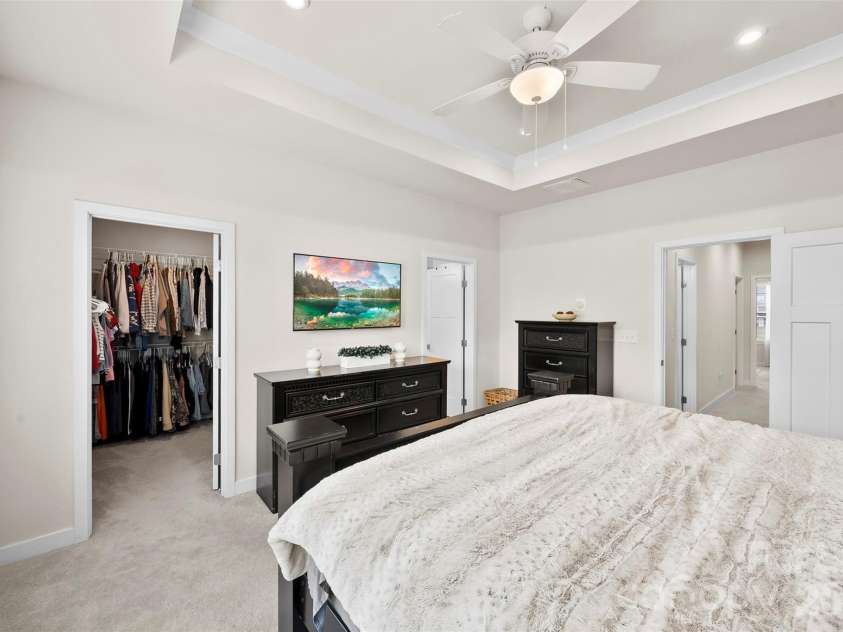 614 Crudent Road, Tega Cay, SC 29708.  MLS# CAR4383720, YatesRealty ID 23685. 3rd level primary bedroom