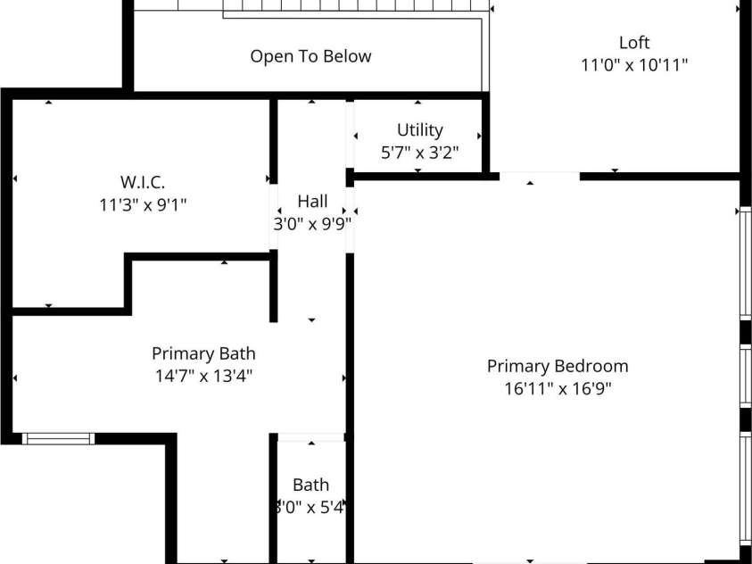 22 Lara Drive, Mills River, NC 28759.  MLS# CAR4382358, YatesRealty ID 23687. Upper level room dimensions