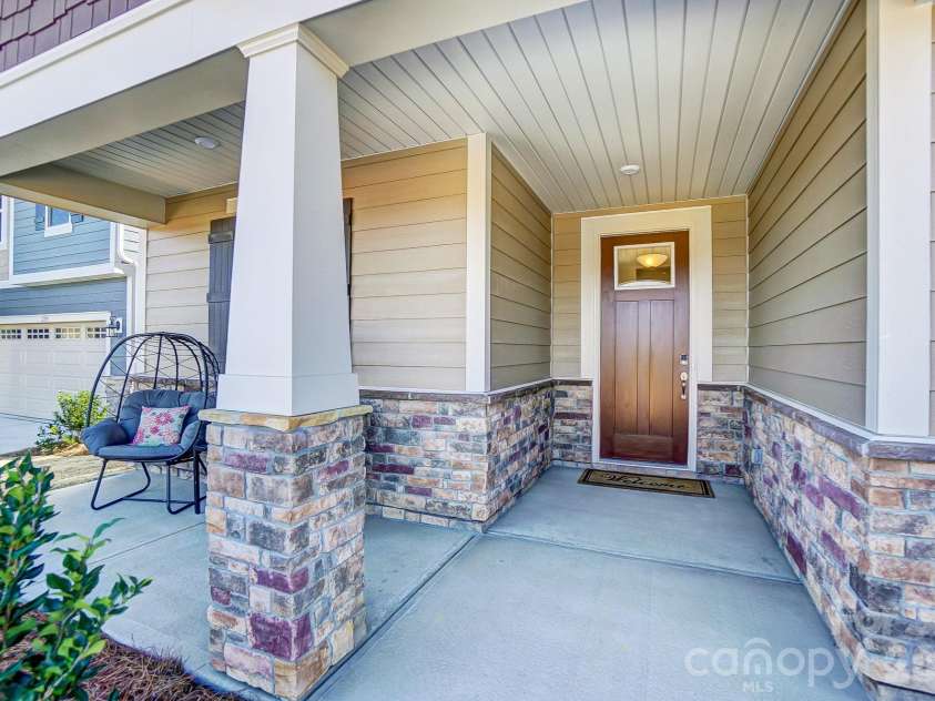 1425 Miriam Way, Monroe, NC 28112.  MLS# CAR4384133, YatesRealty ID 23702. Front Porch