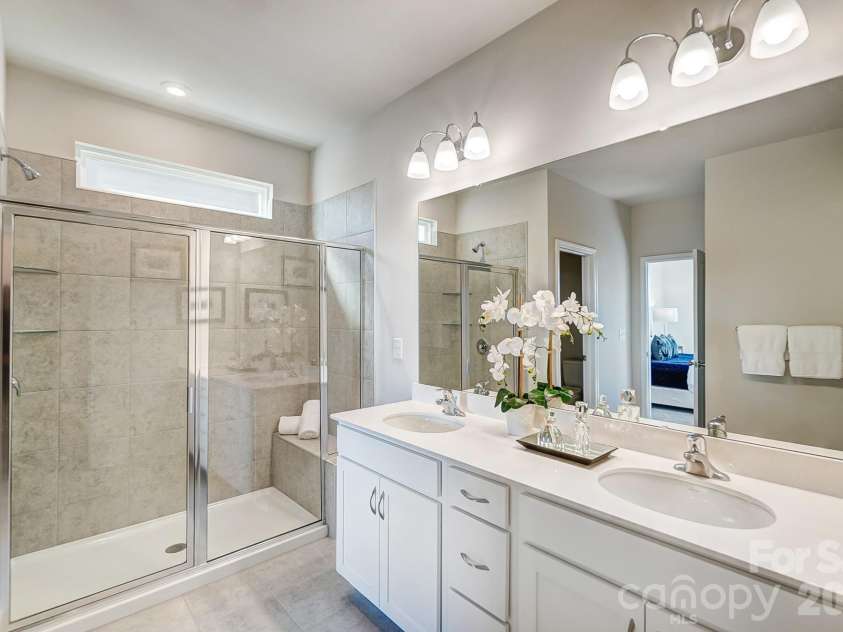 1425 Miriam Way, Monroe, NC 28112.  MLS# CAR4384133, YatesRealty ID 23702. Primary bathroom