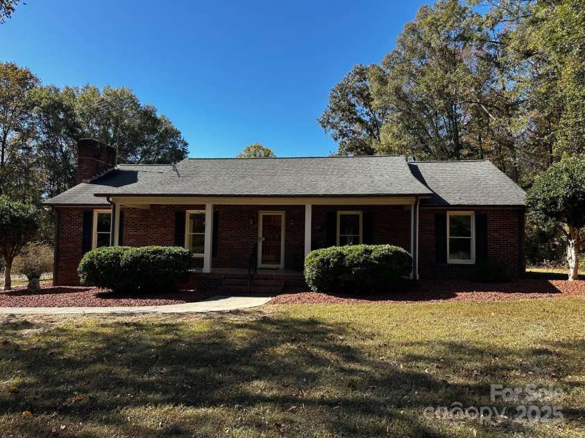 1080 Gin Road, Gold Hill, NC 28071.  MLS# CAR4308505, YatesRealty ID 2371. All brick ranch