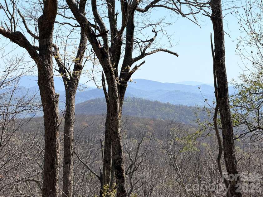 536 Boone Ridge Lane, Boone, NC 28607.  MLS# CAR4381577, YatesRealty ID 23712. Past spring views from deck, zoomed