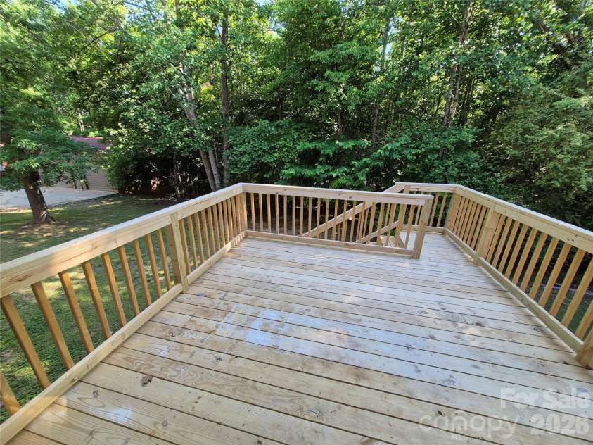 390 Low Water Bridge Road, Troy, NC 27371.  MLS# CAR4383693, YatesRealty ID 23720. Back Deck