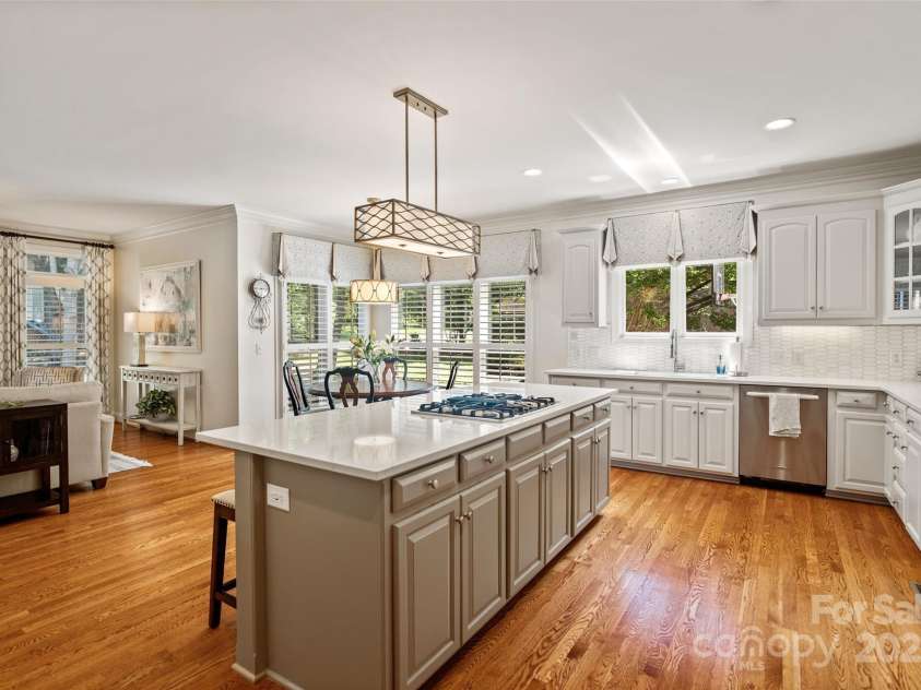9027 Kirkley Court, Charlotte, NC 28277.  MLS# CAR4271257, YatesRealty ID 23728. Island with Quartz Countertops