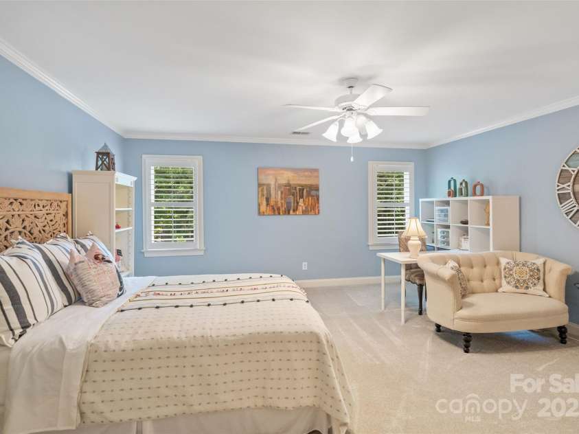 9027 Kirkley Court, Charlotte, NC 28277.  MLS# CAR4271257, YatesRealty ID 23728. Upstairs Oversized Bedroom with custom closet