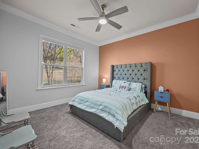 10904 Kilkenny Drive, Matthews, NC 28105.  MLS# CAR4242460, YatesRealty ID 23738. Main level guest room