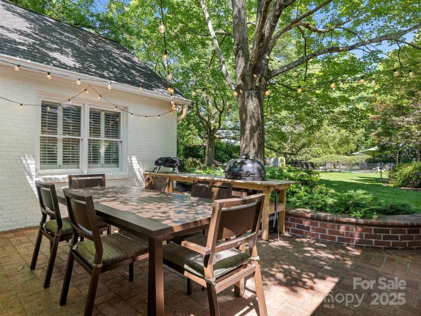 2410 Vernon Drive, Charlotte, NC 28211.  MLS# CAR4257447, YatesRealty ID 23739. Back Patio