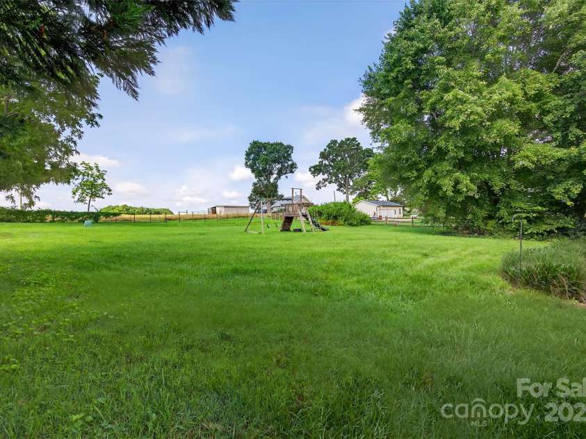 5445 Creekwood Drive, Salisbury, NC 28147.  MLS# CAR4271861, YatesRealty ID 23740. Rear Yard