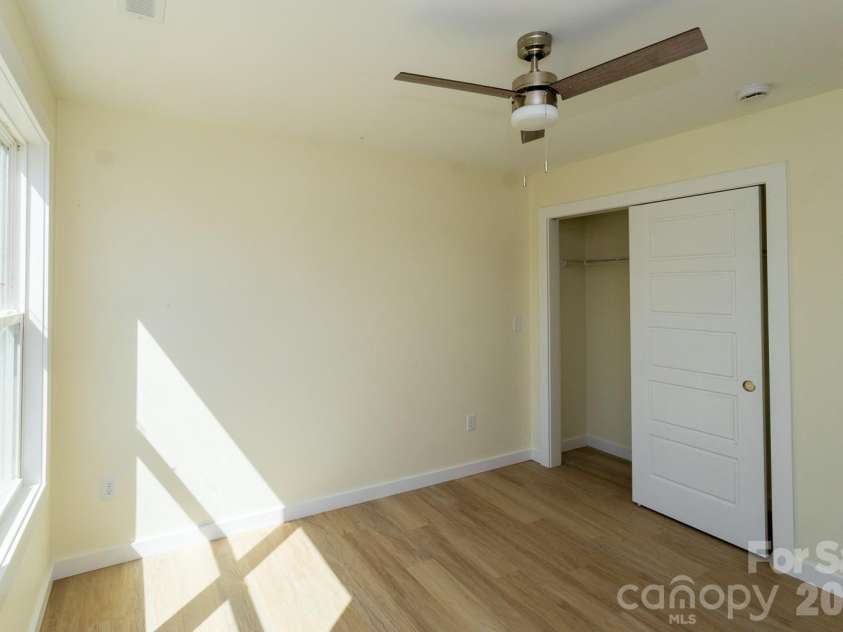 46 Vance Avenue, Black Mountain, NC 28711.  MLS# CAR4363726, YatesRealty ID 23757. Bedroom closet