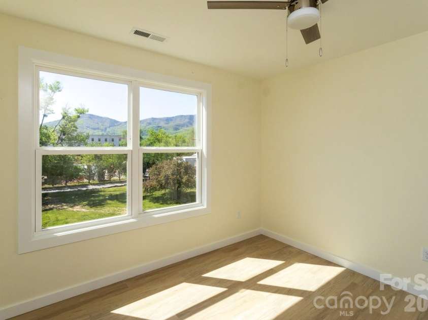 46 Vance Avenue, Black Mountain, NC 28711.  MLS# CAR4363726, YatesRealty ID 23757. Mountain Views from Bedroom 1