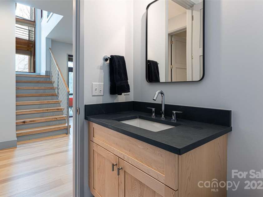 42 Towering Oaks Lane, Asheville, NC 28805.  MLS# CAR4334272, YatesRealty ID 2376. Lower Level Bath 