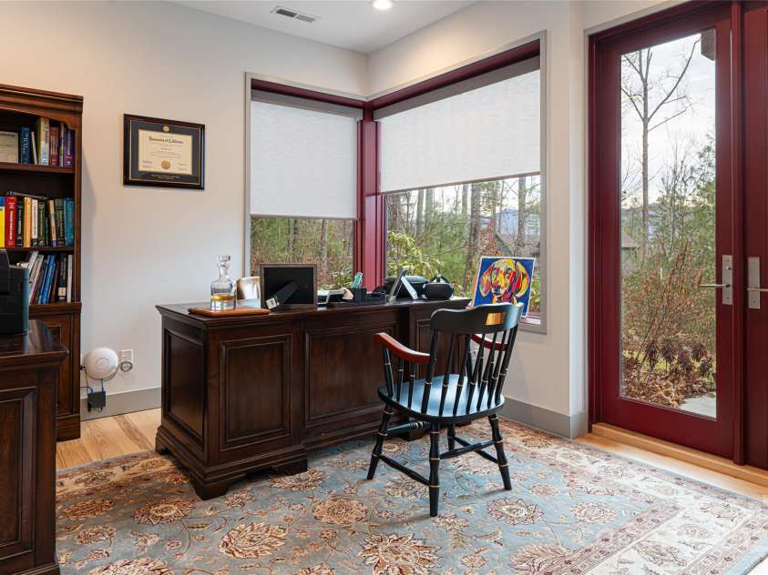 42 Towering Oaks Lane, Asheville, NC 28805.  MLS# CAR4334272, YatesRealty ID 2376. Lower Level office/bedroom