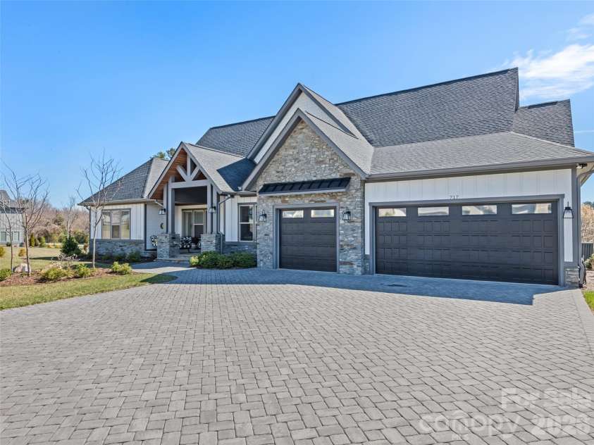 717 Daniel Circle Drive, Mills River, NC 28759.  MLS# CAR4355439, YatesRealty ID 23761. Frontal Elevation, View #3