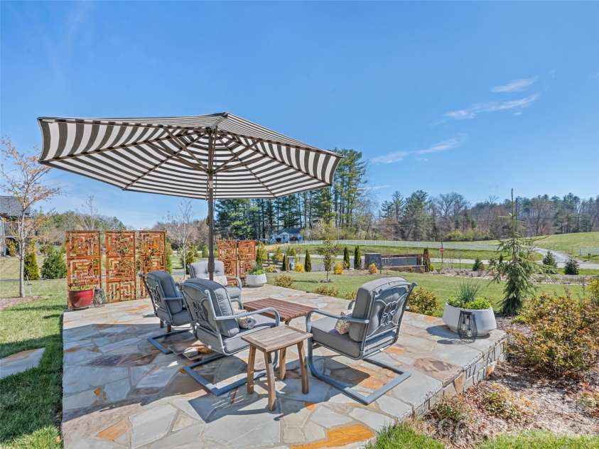 717 Daniel Circle Drive, Mills River, NC 28759.  MLS# CAR4355439, YatesRealty ID 23761. Rear Patio View 2