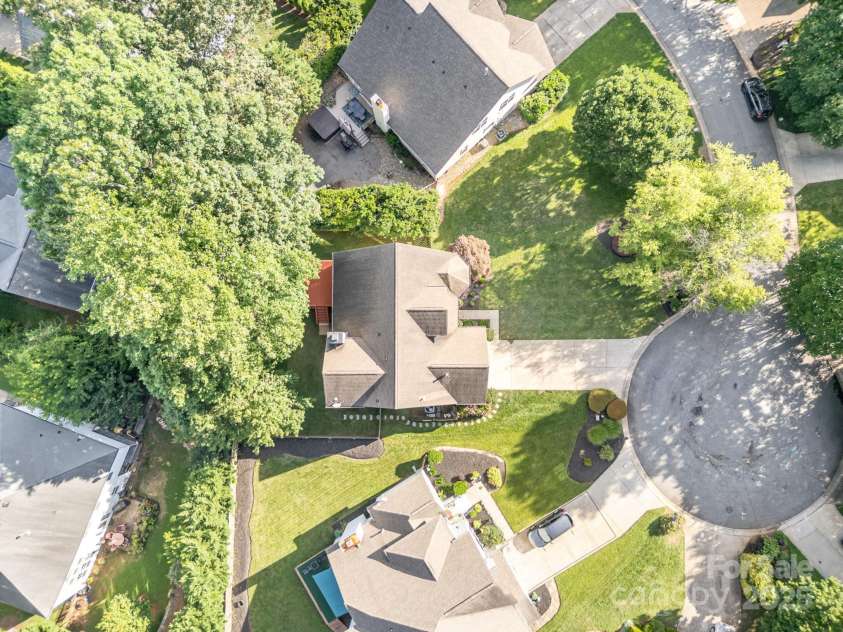 19509 Trintella Lane, Cornelius, NC 28031.  MLS# CAR4271357, YatesRealty ID 23771. Aerial View