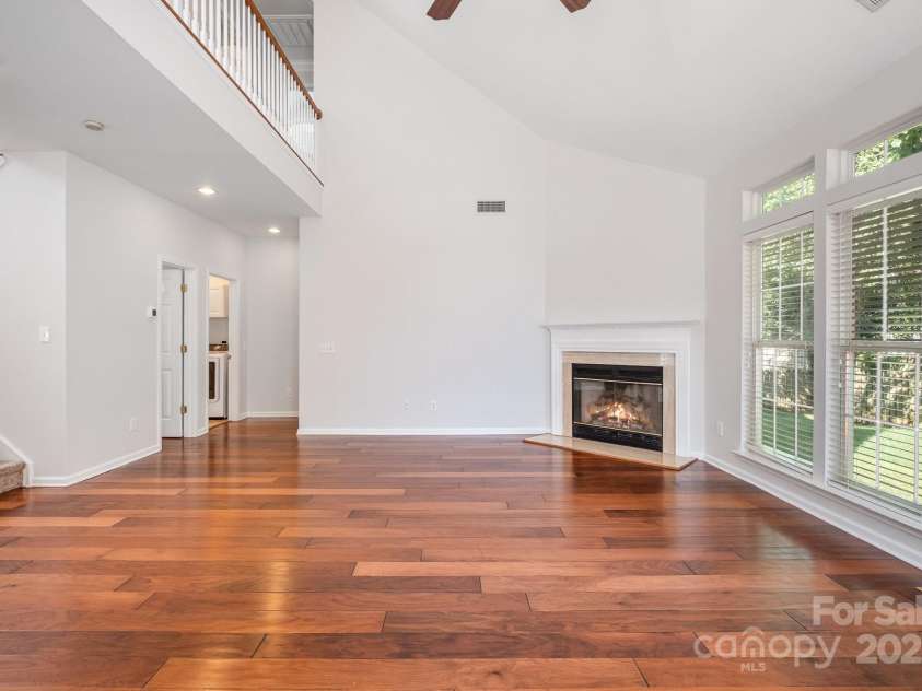 19509 Trintella Lane, Cornelius, NC 28031.  MLS# CAR4271357, YatesRealty ID 23771. Wood Flooring accentuate the freshly painted walls