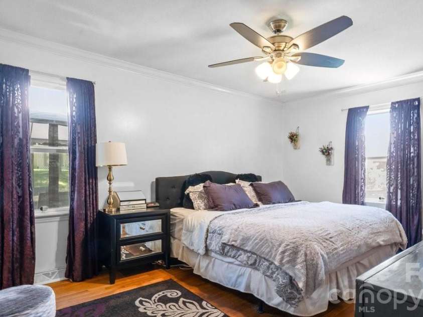 1201 Memory Lane, Monroe, NC 28112.  MLS# CAR4383168, YatesRealty ID 23775. Owner's Bedroom