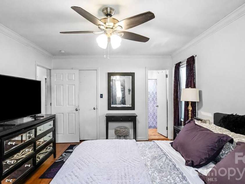 1201 Memory Lane, Monroe, NC 28112.  MLS# CAR4420714, YatesRealty ID 23775. Owner's bedroom