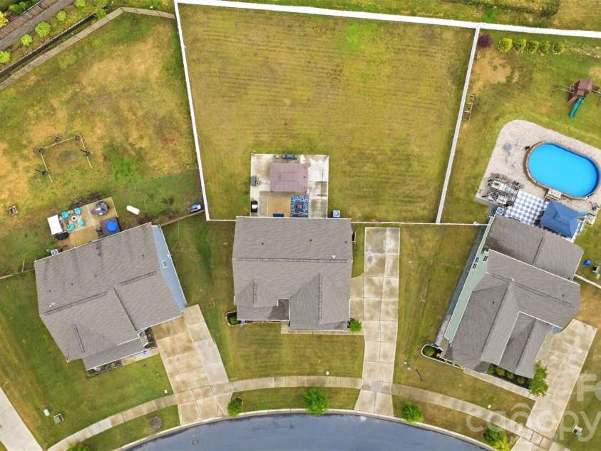 4224 Allenby Place, Monroe, NC 28110.  MLS# CAR4380450, YatesRealty ID 23783. Ariel View