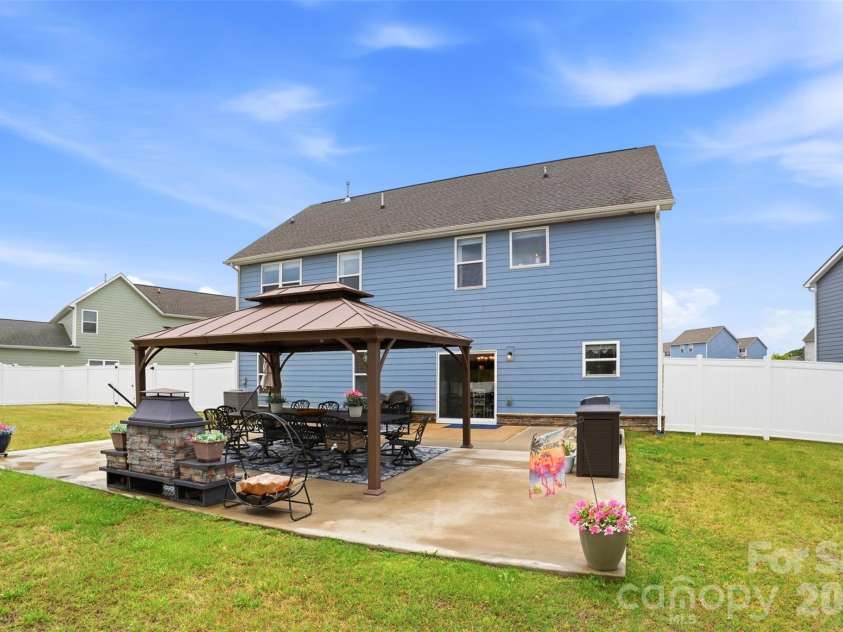 4224 Allenby Place, Monroe, NC 28110.  MLS# CAR4380450, YatesRealty ID 23783. Backyard