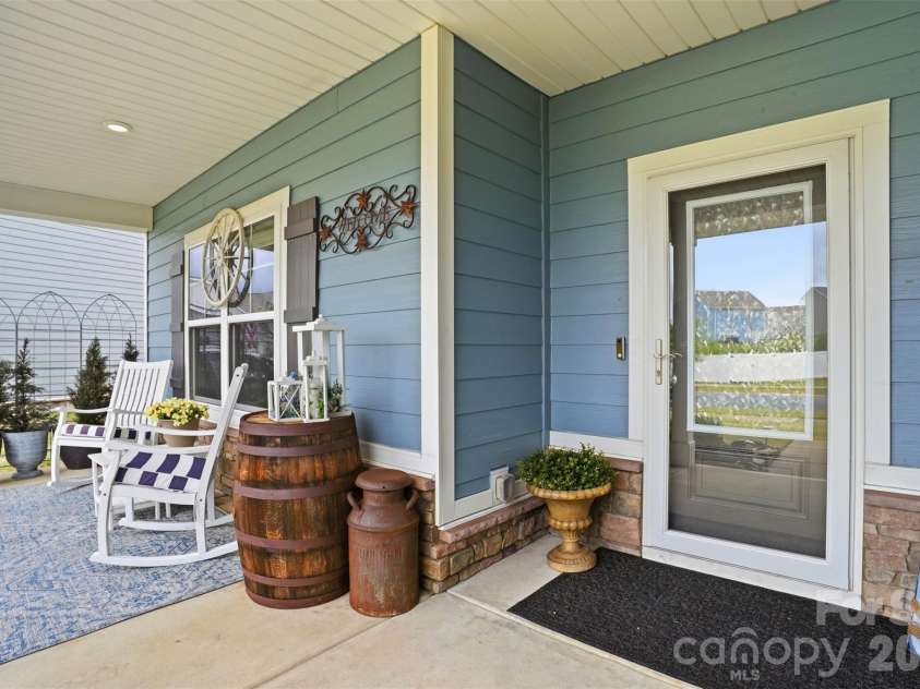 4224 Allenby Place, Monroe, NC 28110.  MLS# CAR4380450, YatesRealty ID 23783. Covered Front Porch