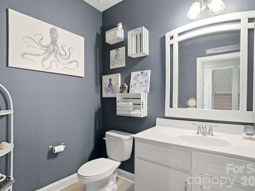 4224 Allenby Place, Monroe, NC 28110.  MLS# CAR4380450, YatesRealty ID 23783. First Floor Half Bathroom