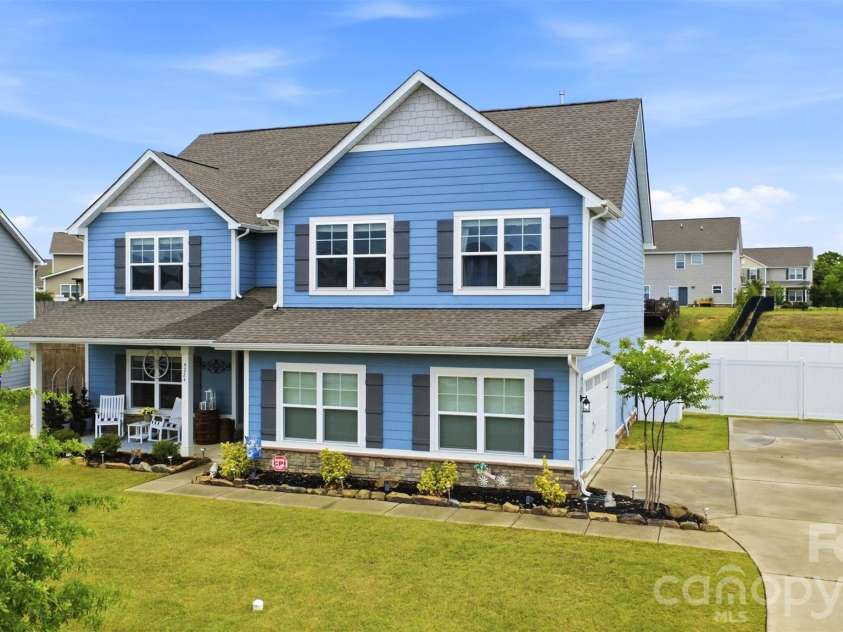 4224 Allenby Place, Monroe, NC 28110.  MLS# CAR4380450, YatesRealty ID 23783. Side Load Garage with Additional Parking
