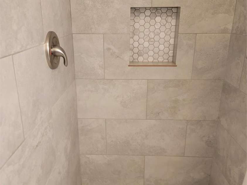 107 Forrest Glenn Court, King, NC 27021.  MLS# CAR4350946, YatesRealty ID 23795. Master Bath Shower