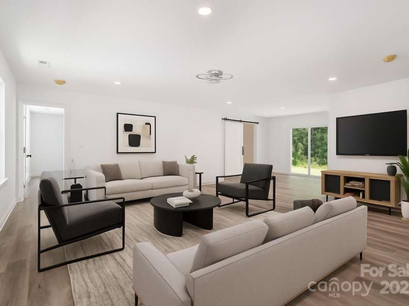 157 Fraley Road, Gastonia, NC 28052.  MLS# CAR4273494, YatesRealty ID 23800. Staged living room