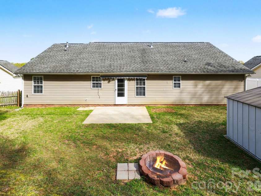 1117 Landen Chase Drive, Monroe, NC 28110.  MLS# CAR4360372, YatesRealty ID 23802. Backyard