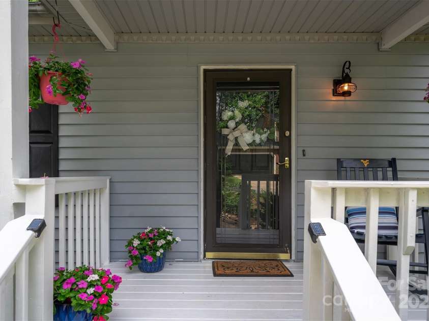 26 Foxberry Drive, Arden, NC 28704.  MLS# CAR4325945, YatesRealty ID 2381. Front Porch