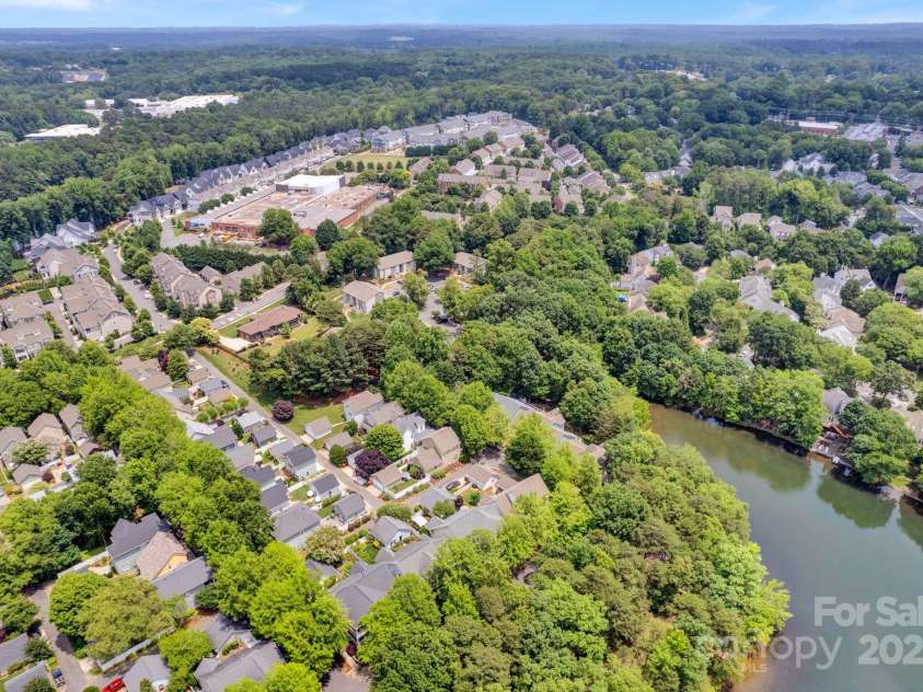 104 Edgewater Park Street, Davidson, NC 28036.  MLS# CAR4265755, YatesRealty ID 23819. Aerial