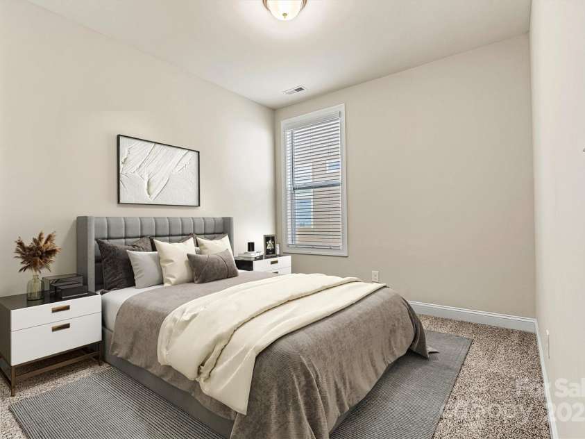 7315 Surprise Court, Charlotte, NC 28215.  MLS# CAR4276101, YatesRealty ID 23823. VIRTUALLY STAGED  Guest Bedroom