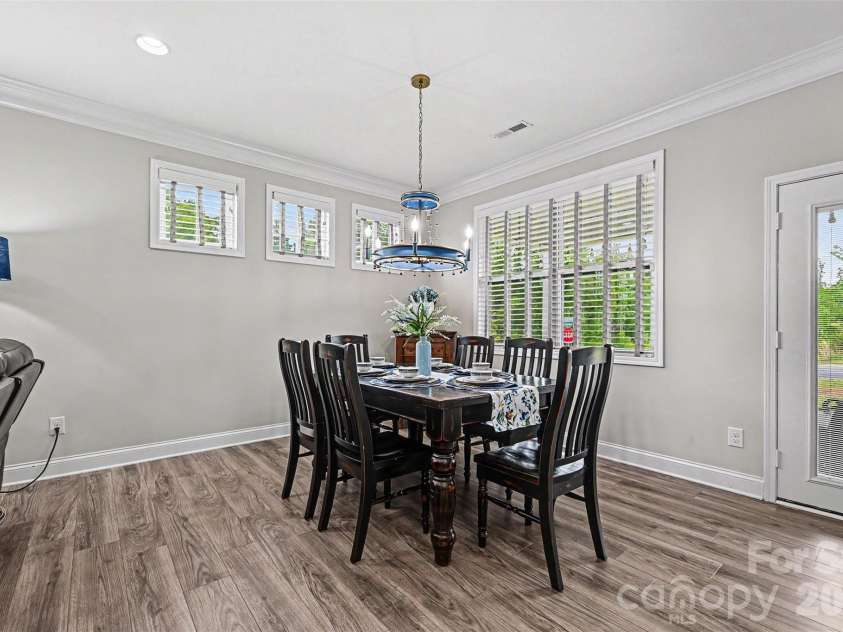 122 Boatwright Lane, Mooresville, NC 28117.  MLS# CAR4377794, YatesRealty ID 23826. Dining room