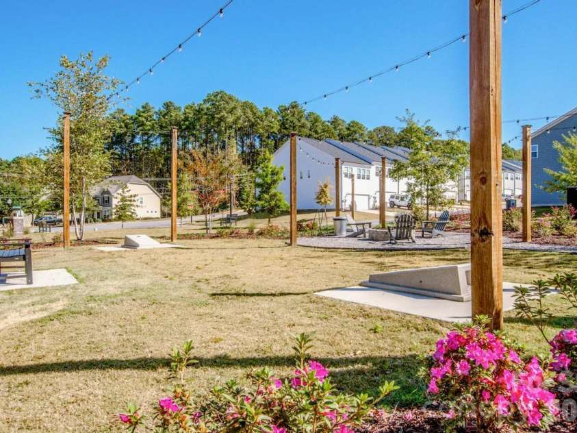 1270 Brawley School Road, Mooresville, NC 28117.  MLS# CAR4373576, YatesRealty ID 23829. Community Cornhole play area