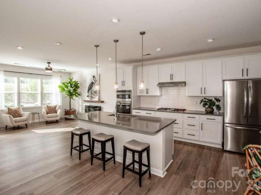 1270 Brawley School Road, Mooresville, NC 28117.  MLS# CAR4373576, YatesRealty ID 23829. Counter depth refrigerator with icemaker